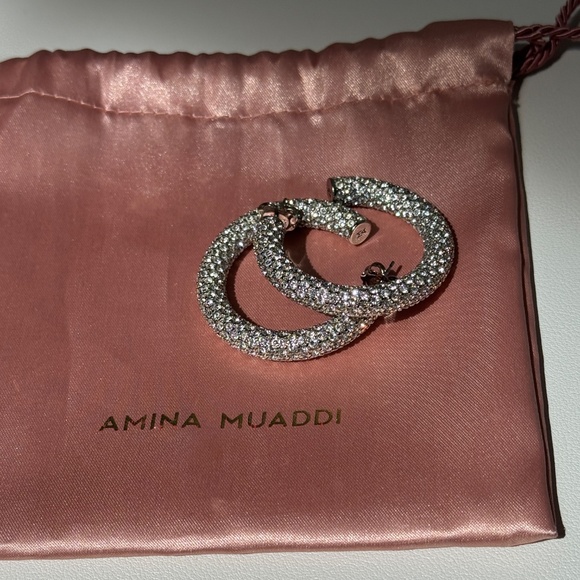 Aminah Muaddi Cameron Hoop Earrings - Picture 11 of 16